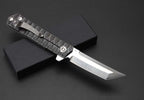 8'' New CNC D2 Blade Fast Opening Full Steel handle Pocket Folding Tool VTF51