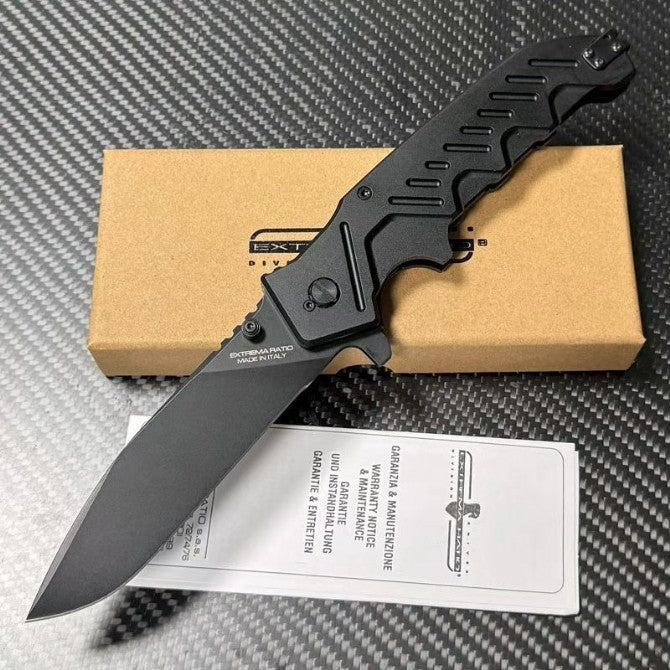 10'' New CNC N690 Blade Aluminum Handle Pocket Folding Knife VTF106