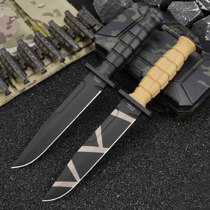 12'' New CNC N690 Steel Blade Nylon Handle Camping Knife VTH36N