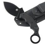 8'' New 440 Steel Fixed Blade G10 Handle Collection Claw Tool C03