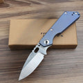 8'' New CNC CPM154 Blade Full T4C Titanium Handle Pocket Camping Folding Knife VTF54