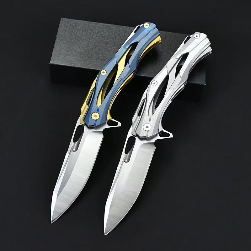 9'' New 7Cr17MoV Blade Steels Handle Pocket Folding Knife VTF06