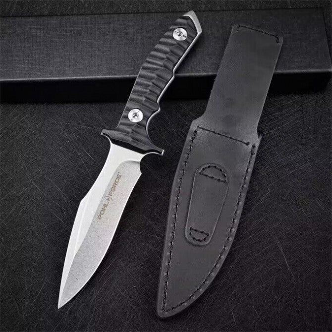 8'' New CNC D2 Blade Full Tang G10 Handle Sharp Knife VTH69