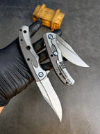 8.5'' New Folding Tool M390 Blade 420Z2 Steel Handle Camping Tool VTF48