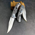 8.5'' New Folding Knife M390 Blade 420Z2 Steel Handle Camping Knife VTF48