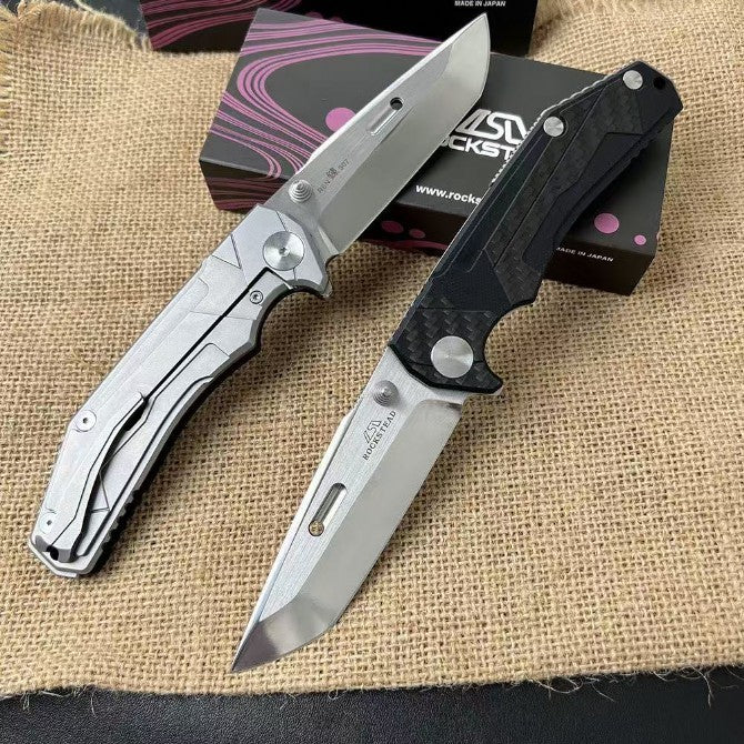 8'' New Fast Opening G10 Handle ZDP189 Steels Blade Pocket Folding Knife VTF109