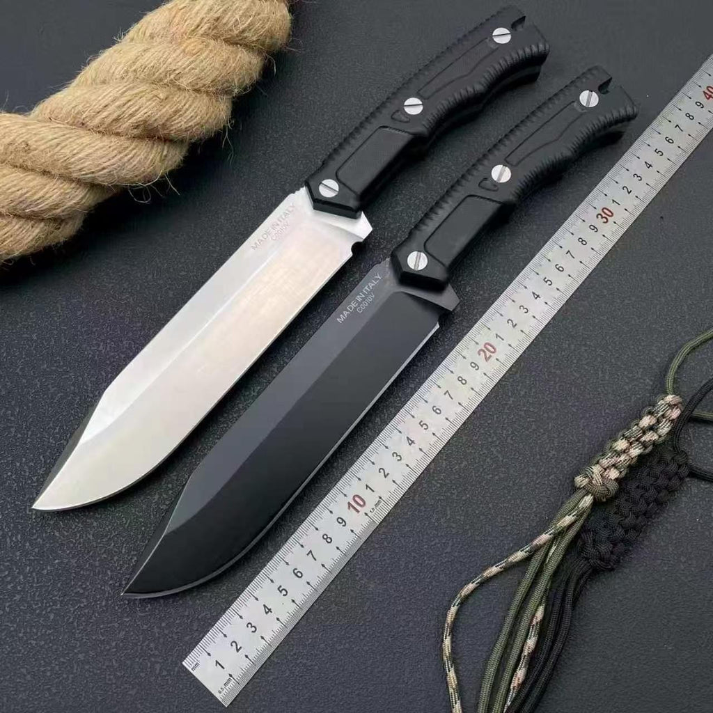 New Fixed Blade N690 Blade G10 Handle Camping Hiking Knife VTH17