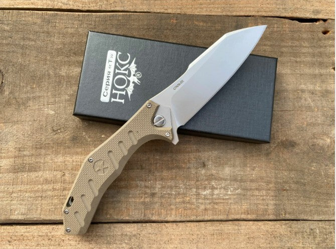 9"New Manual Folding Knife D2 Blade G10 Handle Pocket Folding Knife DF54