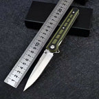 8'' New G10 Handle M390 Steel Blade Pocket Camping Folding Tool VTF21