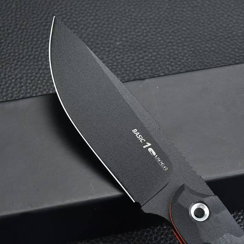 8.5''New 8Cr13MoV Blade G10 Handle Full Tang Camping VTH89