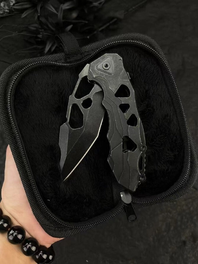 8'' New FoldingKnife D2 Blade Steels Handle Collection Knife DF60