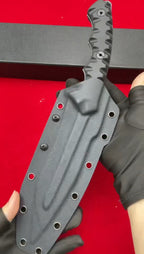 12'' New 9CR14MOV Steel Blade ABS Handle Camping Hunting Tool VTH49