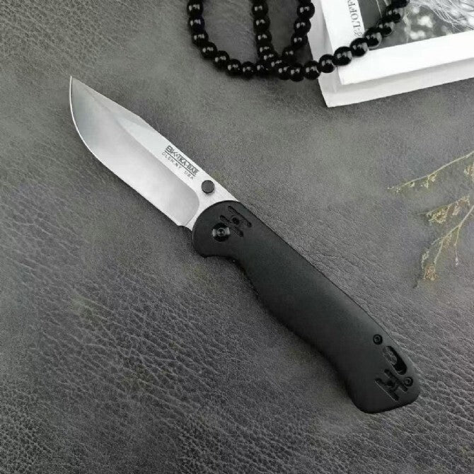 8.5''New 440C Blade Nylon Fiber Handle Camping Folding Pocket Knife BK40