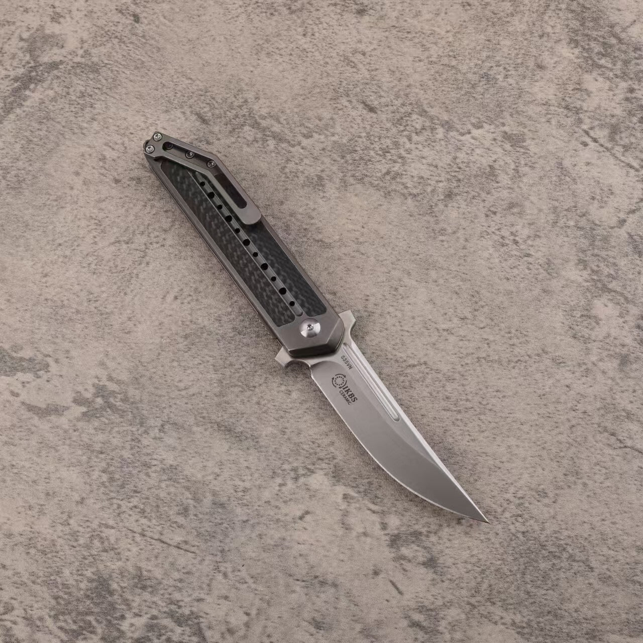 8.5''New Manual Folding Knife S35VN Blade Full T4C Titanium Handle Pocket Camping Knife VTF70