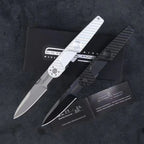 8'' New CNC N690 Steel Blade Aluminum Handle Camping Pocket Folding Tool VTF17