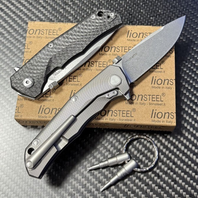 7'' New Folding Knife M390 Blade Pocket Camping Knife VTF117
