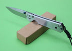 New 440C Steel Blade Sebenza21 Style All Steel Handle Pocket Folding Tool VTF39