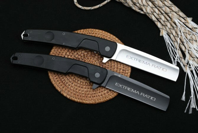 9'' New CNC Fast Opening 3MM Blade Aluminum Handle Pocket Folding Knife VTF02