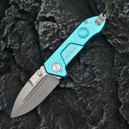 7'' New Manual Folding Tool N690 Blade Aluminum Handle Pocket Tool VTF156