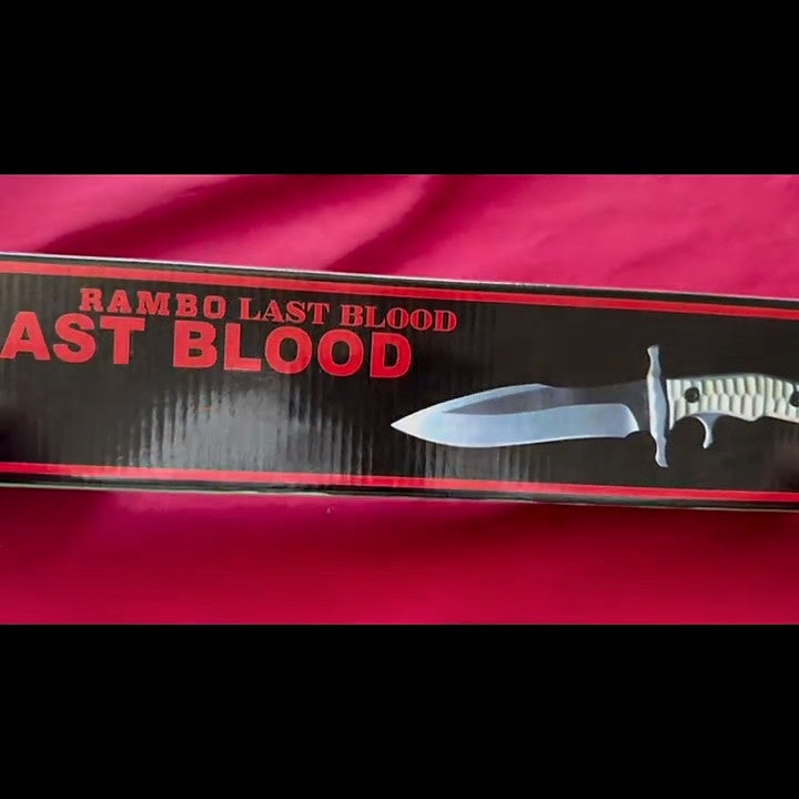 New Rambo Fixed Blade 9Cr18Mov Steel G10 Handle Camping MK9