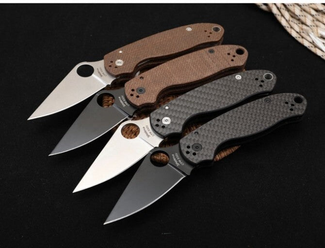New S30V Blade Pocket Lock Back Camping Folding Pocket Knife TFF11N