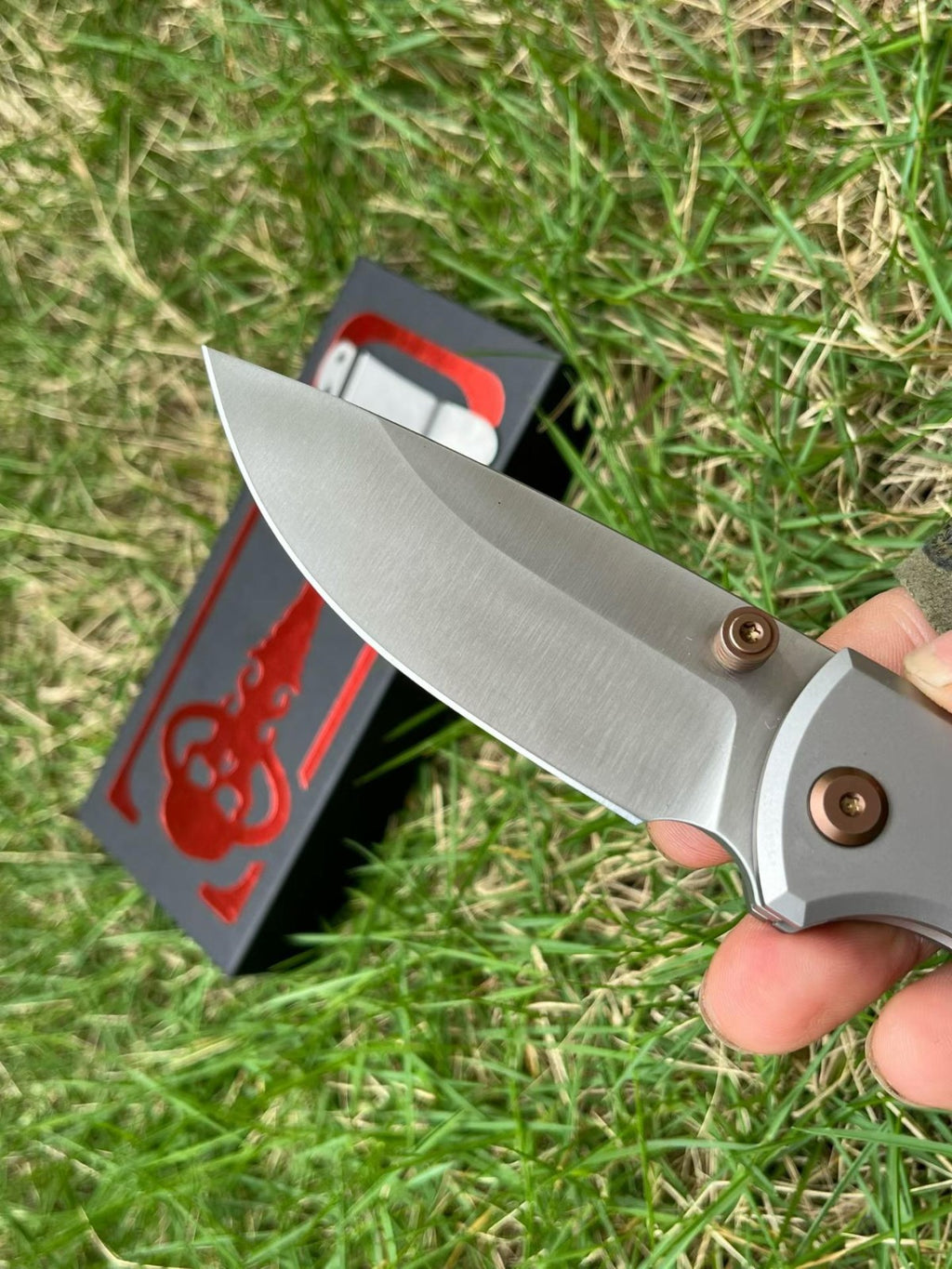 8'' New FoldingKnife M390 Blade Full T4C Titanium Handle Pocket Camping Knife VTF95N