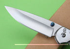 New 440C Steel Blade Sebenza21 Style All Steel Handle Pocket Folding Tool VTF39