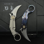 6.5'' New Manual Folding Tool 14C28N Sandvik Blade TC4 Handle Claw Tool C09