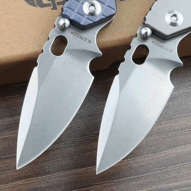 6.5'' New CPM154 Blade Full T4C Titanium Handle Pocket Camping Folding Knife VTF56