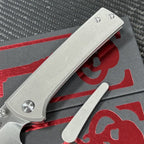 8'' New Folding Tool M390 Blade Full T4C Titanium Handle  Camping Tool VTF119