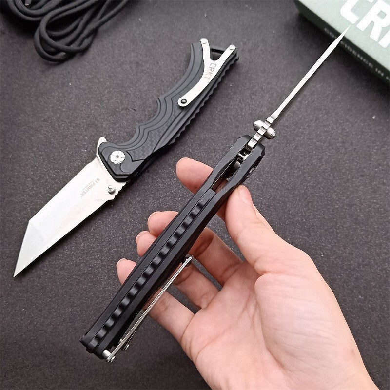 9'' New 8cr13mov Blade Fiber glass Handle Folding Camping Knife VT5225