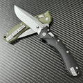 9''New StoneWash M390 Blade G10 Handle Pocket Folding Camping Knife VTF110G