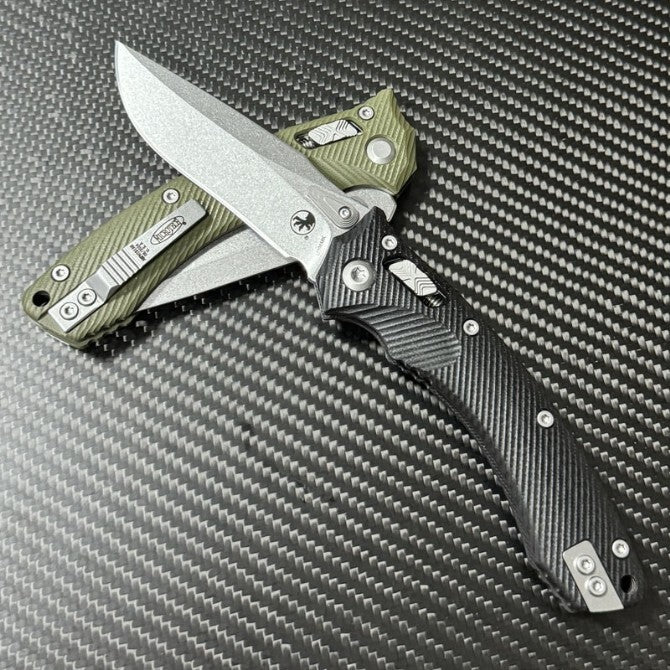 9''New StoneWash M390 Blade G10 Handle Pocket Folding Camping Knife VTF110G
