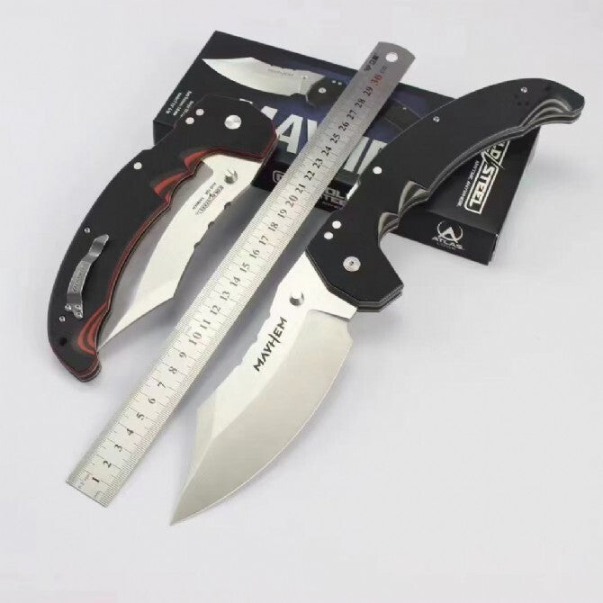 New Folding Knife S35VN Blade Nylon Fiberglass Handle Knife DF06