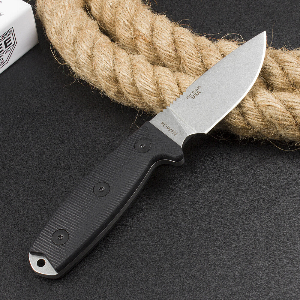 8''New CNC Stone Wash DC53 Blade G10 Handle Camping Knife VTH75