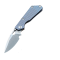 6.5'' New CPM154 Blade Full T4C Titanium Handle Pocket Camping Folding Knife VTF56