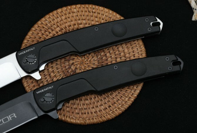 9'' New CNC Fast Opening 3MM Blade Aluminum Handle Pocket Folding Knife VTF02