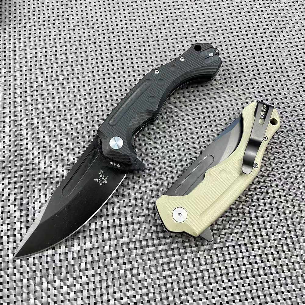 8.5'' New N690 Blade G10 Handle Folding Camping Knife VTF169