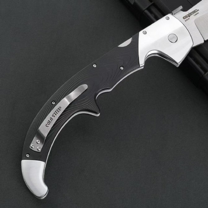 16" New Large S35VN Blade Survival Bowie G10 Handle BackLock Folding Knife VTF53