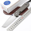 New CNC D2 Blade Sebenza 21 Style Full T4C Titanium Handle Pocket Camping Folding Knife DF187