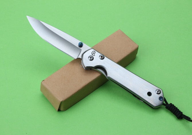 New 440C Steel Blade Sebenza21 Style All Steel Handle Pocket Folding Knife VTF39