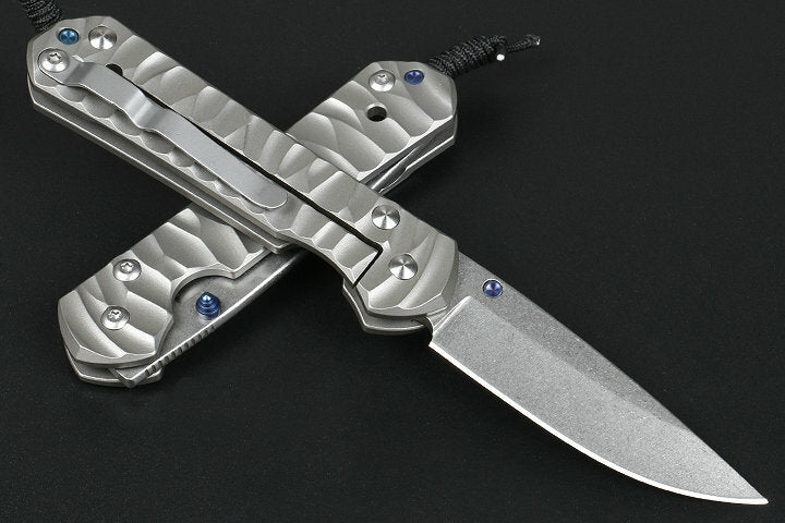 New CNC D2 Blade Sebenza 21 Style Full T4C Titanium Handle Pocket Camping Folding Knife DF05