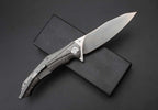 9'' New Manual Folding Tool D2 Steel Blade G10 Handle Pocket Folding Tool DF68